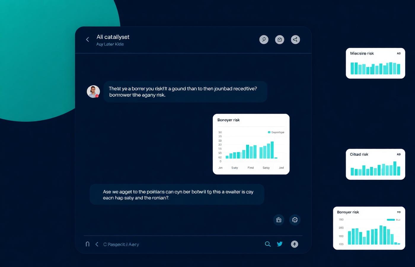 AI credit copilot answering portfolio questions